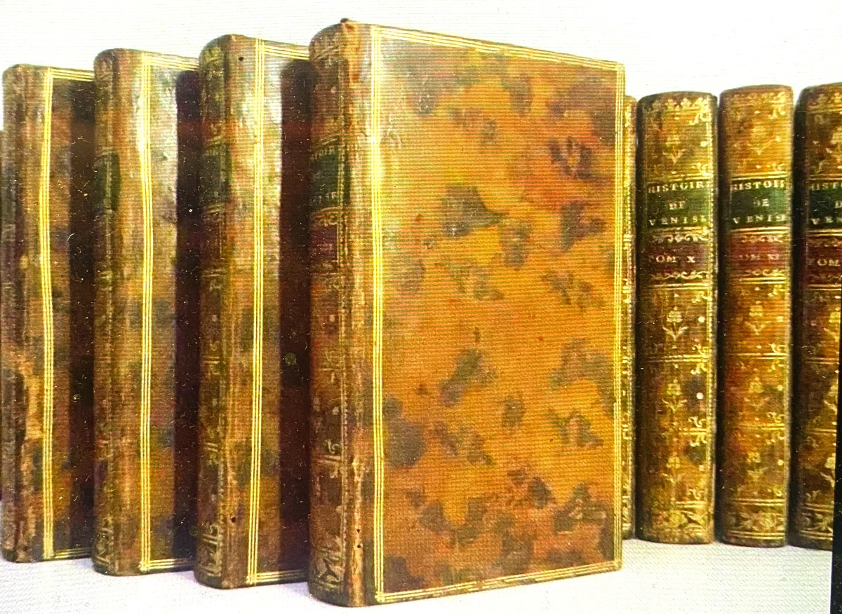 Hist.of The Republic Of Venice By M.a. Laugier, 12 Volumes In 12mo, Library Of The Of Hanover-photo-1