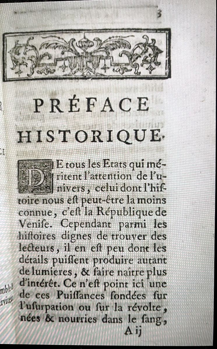 Hist.of The Republic Of Venice By M.a. Laugier, 12 Volumes In 12mo, Library Of The Of Hanover-photo-4