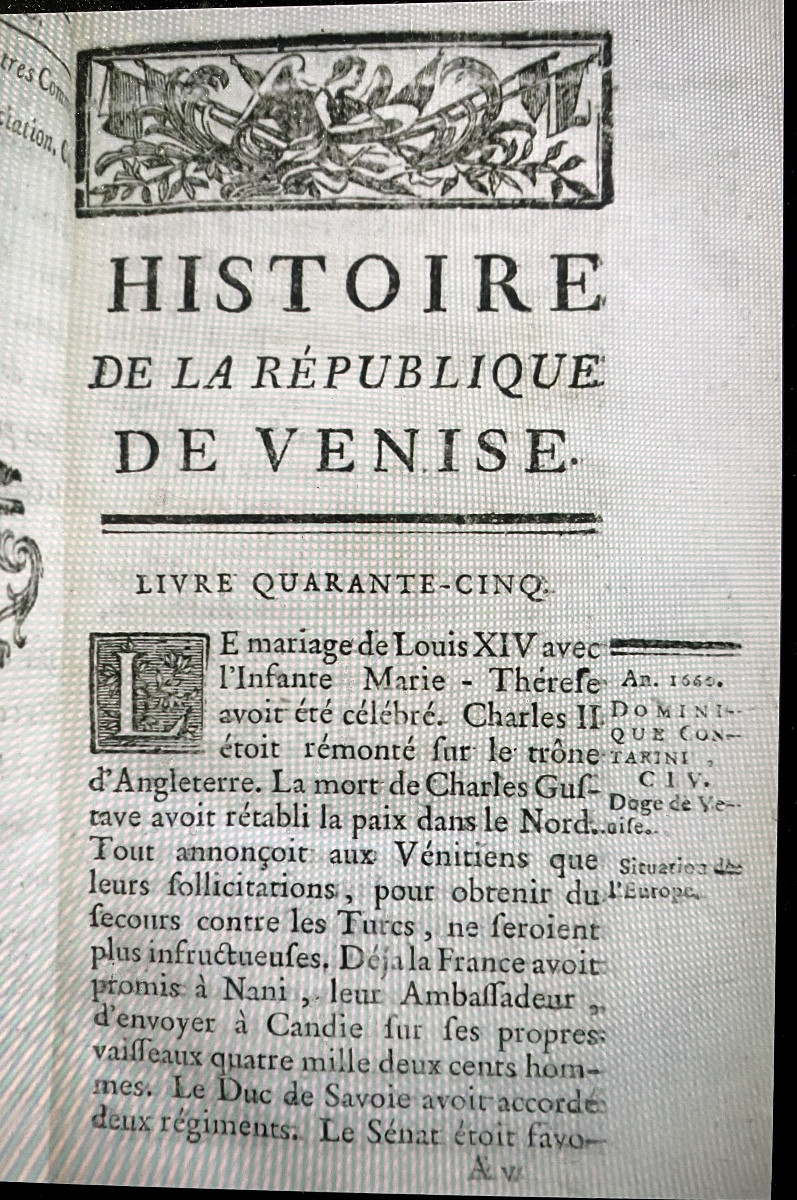 Hist.of The Republic Of Venice By M.a. Laugier, 12 Volumes In 12mo, Library Of The Of Hanover-photo-8