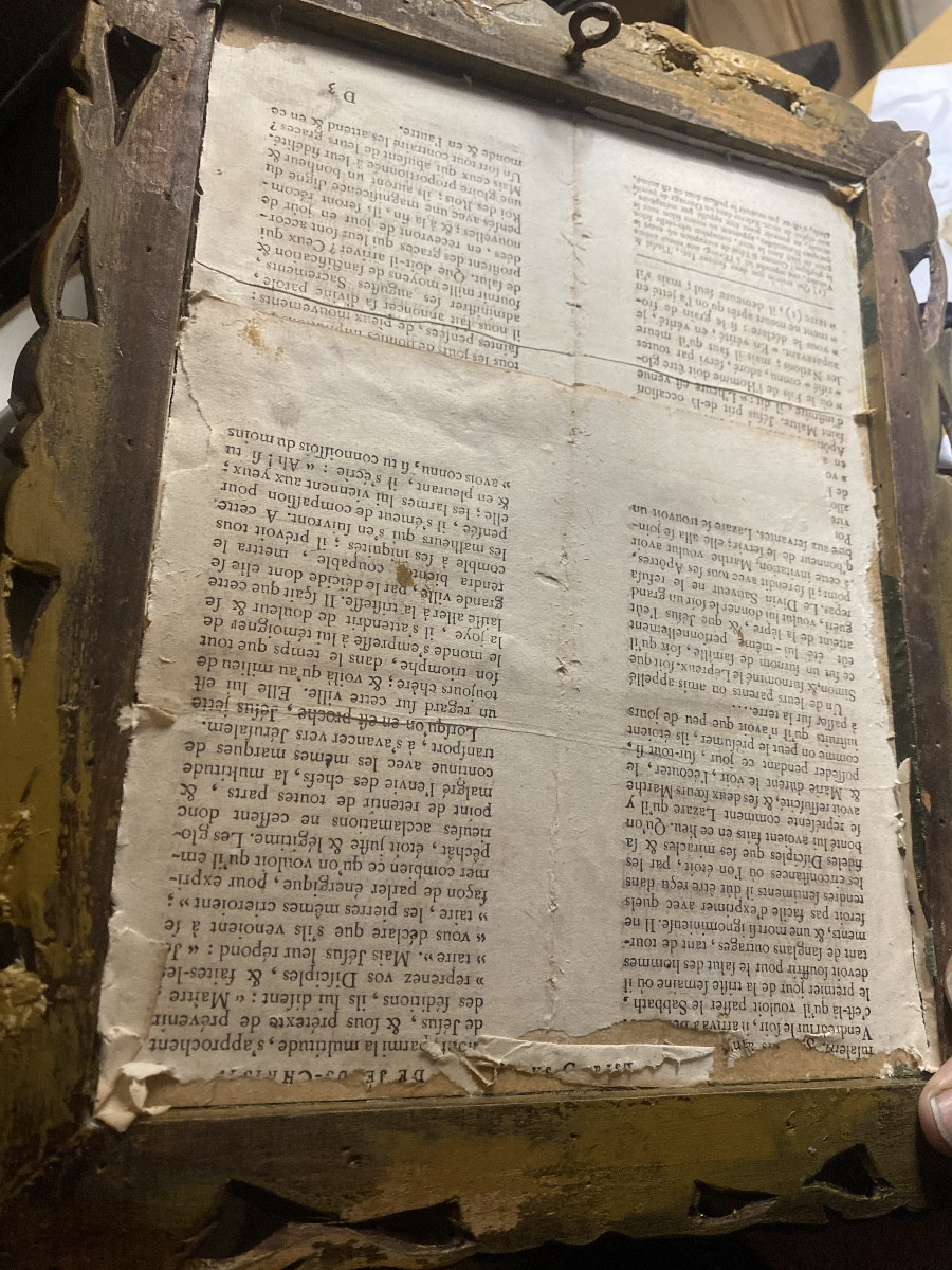 Collection Of 19th-century Terracotta Cameo Prints From The "grand Tour" In A Carved Gilt Frame-photo-4