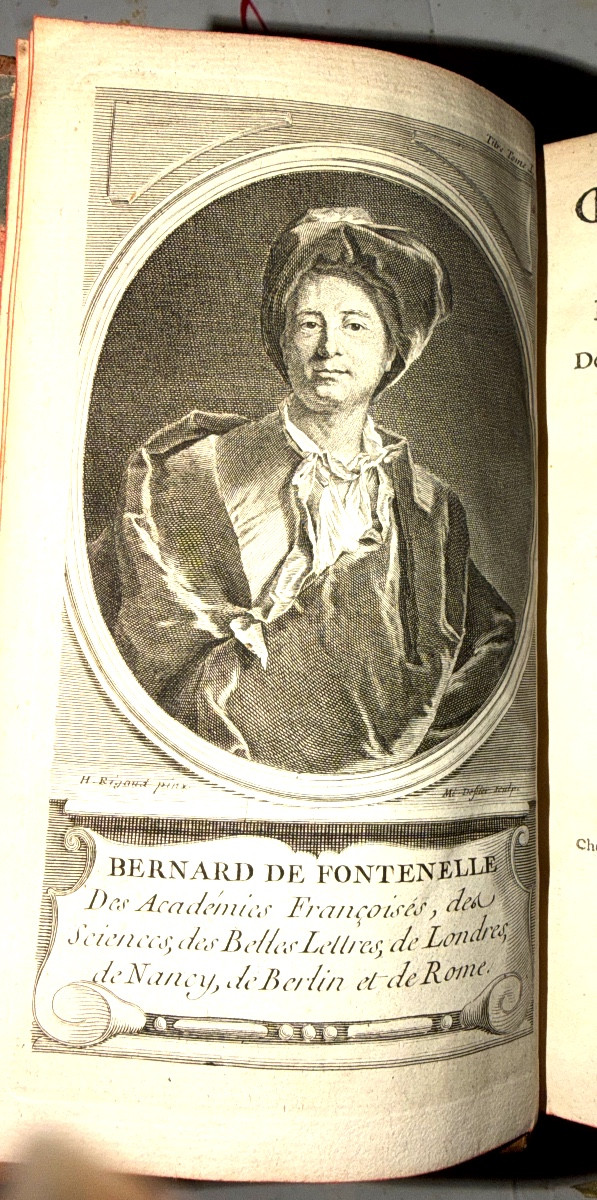 Works Of Monsieur De Fontenelle In 11 Volumes, Duodecimo. New Edition, Paris, 1767; Illustrations-photo-4