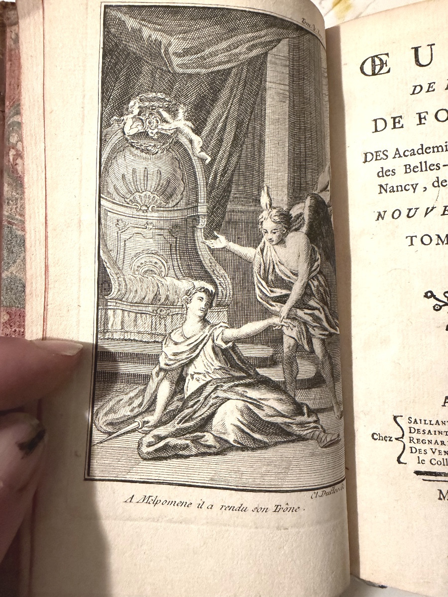 Works Of Monsieur De Fontenelle In 11 Volumes, Duodecimo. New Edition, Paris, 1767; Illustrations-photo-6