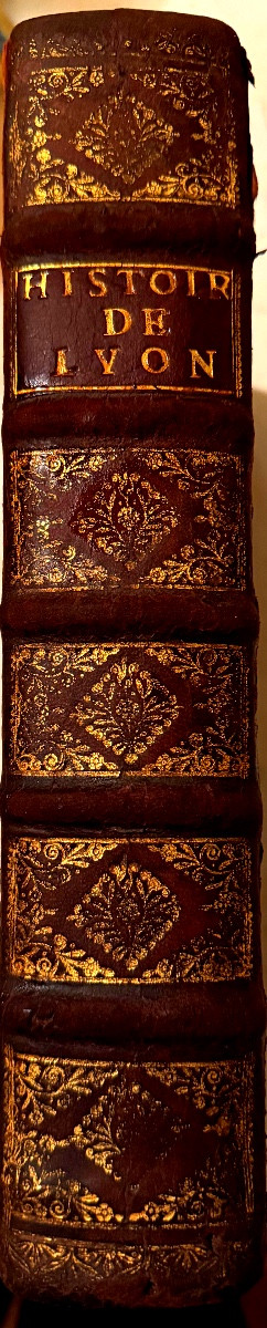  Rare :"Histoire Littéraire de la Ville de Lyon " , avec une Bibliothèque des Auteurs Lyon.1728