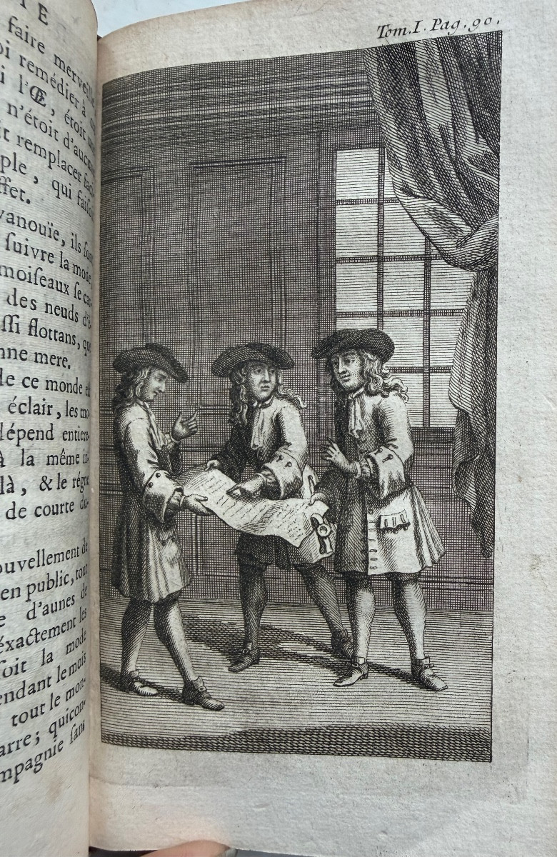 Mint Condition, Printed In The Hague In 1757: "a Tale Of A Tub" By The Famous Dr. Swift, Blond Calfskin-photo-2