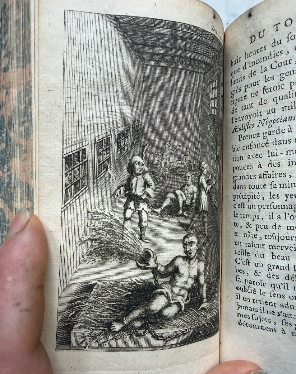 Mint Condition, Printed In The Hague In 1757: "a Tale Of A Tub" By The Famous Dr. Swift, Blond Calfskin-photo-4