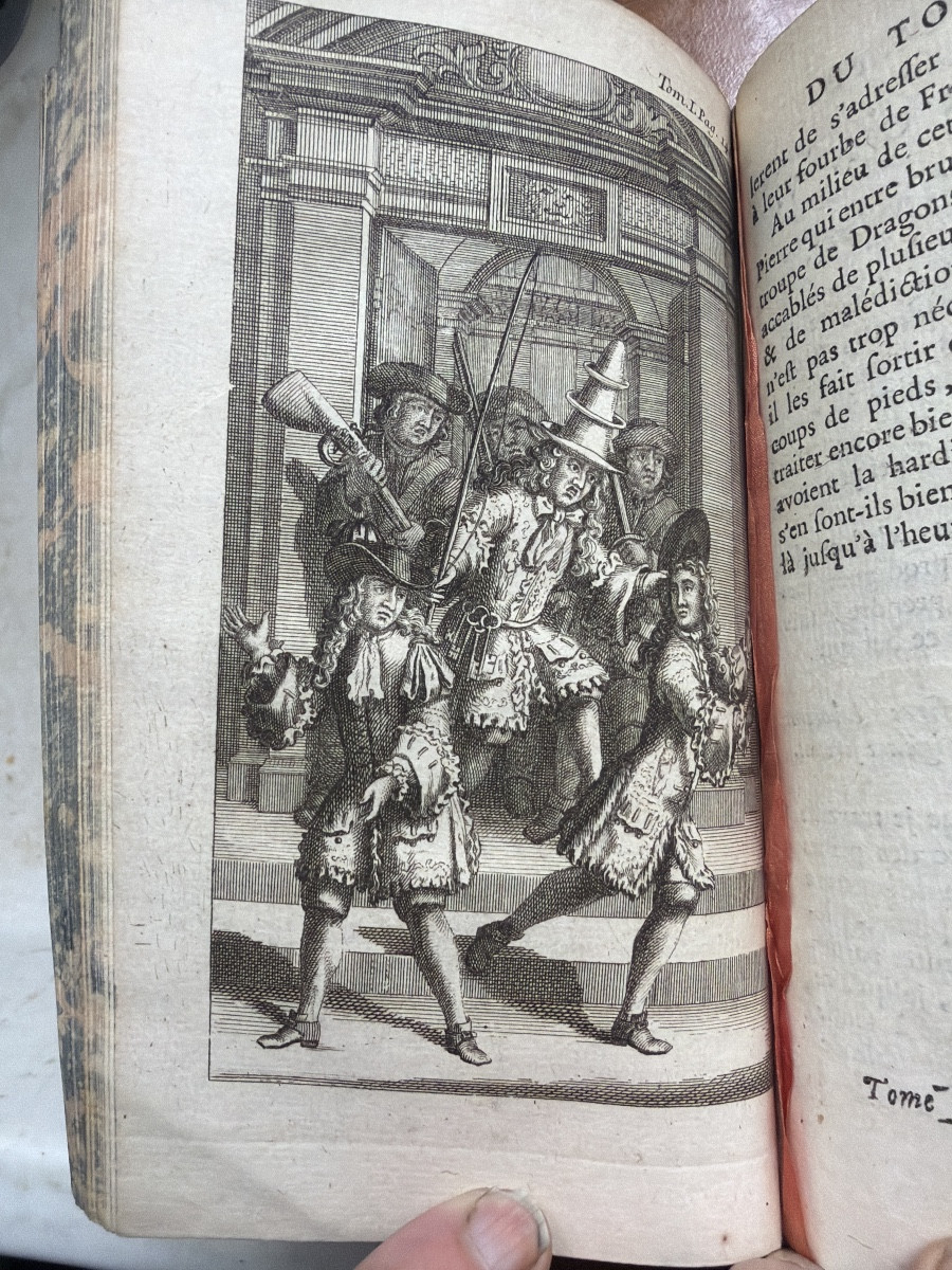 Mint Condition, Printed In The Hague In 1757: "a Tale Of A Tub" By The Famous Dr. Swift, Blond Calfskin-photo-7