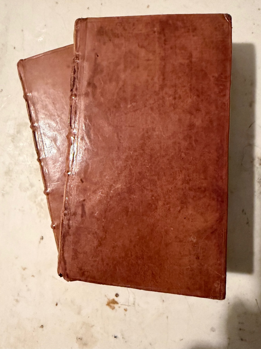 2 Vol. In12 en reliure prestigieuse de veau glacé blond: "Les Saturnales Françaises" par M.-photo-2