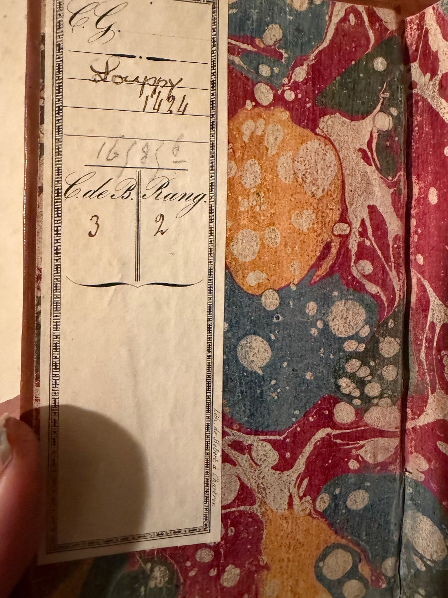 2 Vol. In12 en reliure prestigieuse de veau glacé blond: "Les Saturnales Françaises" par M.-photo-3