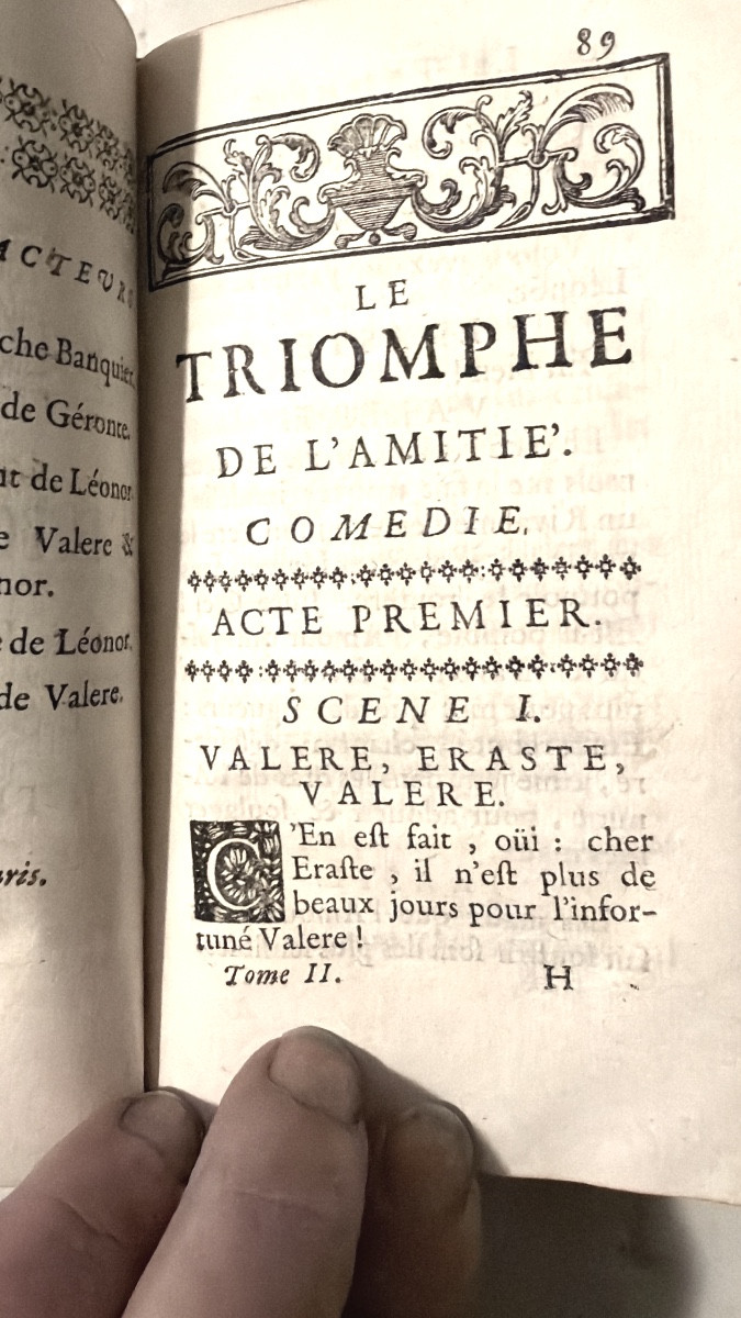 2 Vol. In12 en reliure prestigieuse de veau glacé blond: "Les Saturnales Françaises" par M.-photo-5