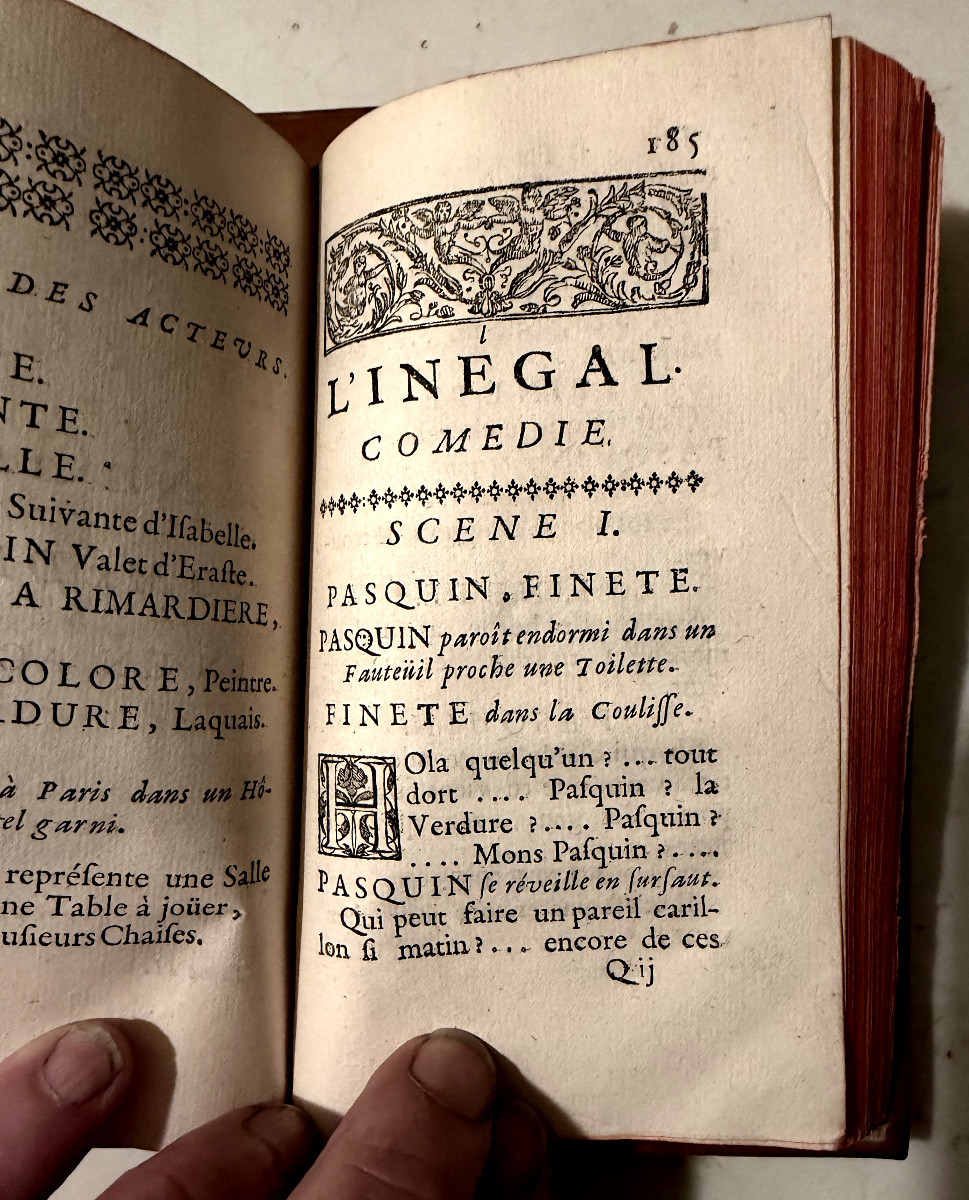 2 Vol. In12 en reliure prestigieuse de veau glacé blond: "Les Saturnales Françaises" par M.-photo-7