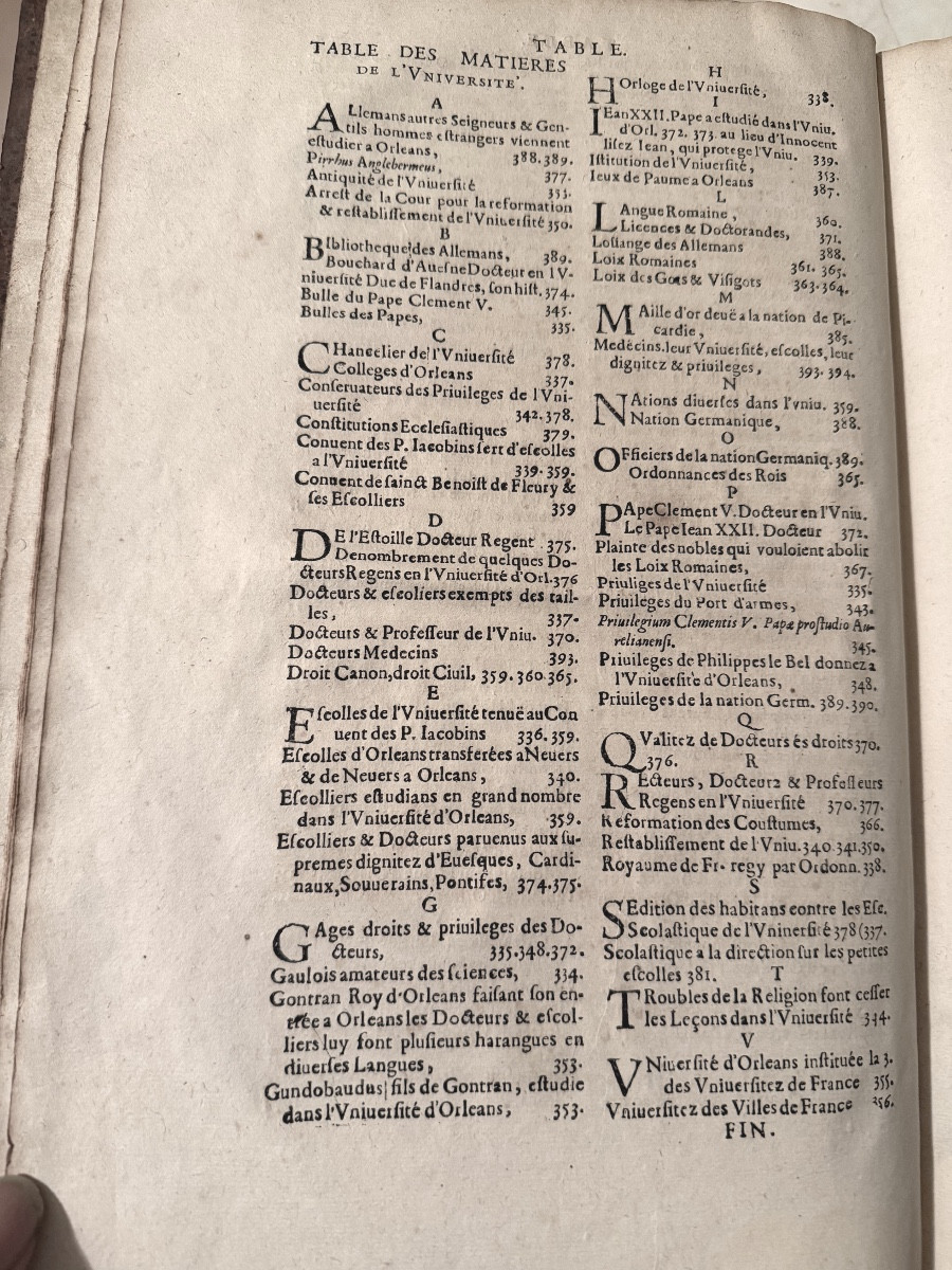  Folio Volume From 1648, Orléans: "history & Antiquities Of The City And Duchy Of Orléans". F. Le Maire-photo-7