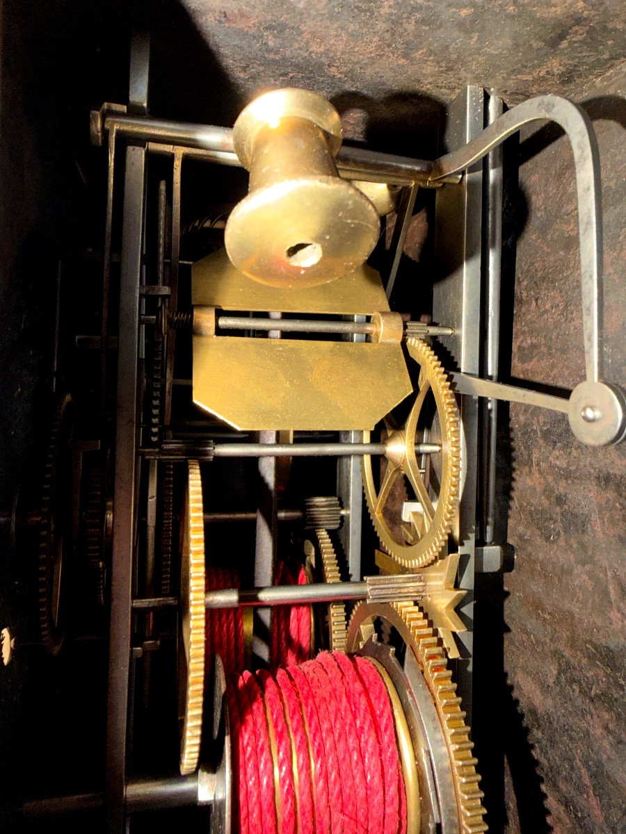  Beautiful Movement, 18th Century Enamel Dial, Suspended, Serviced By Watchmaker "long A Pignerol"-photo-3