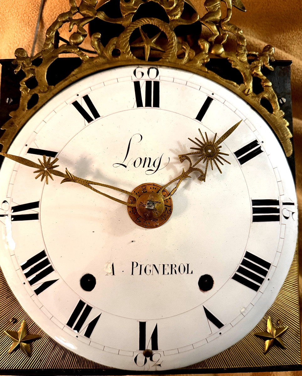 Beautiful Movement, 18th Century Enamel Dial, Suspended, Serviced By Watchmaker "long A Pignerol"-photo-5