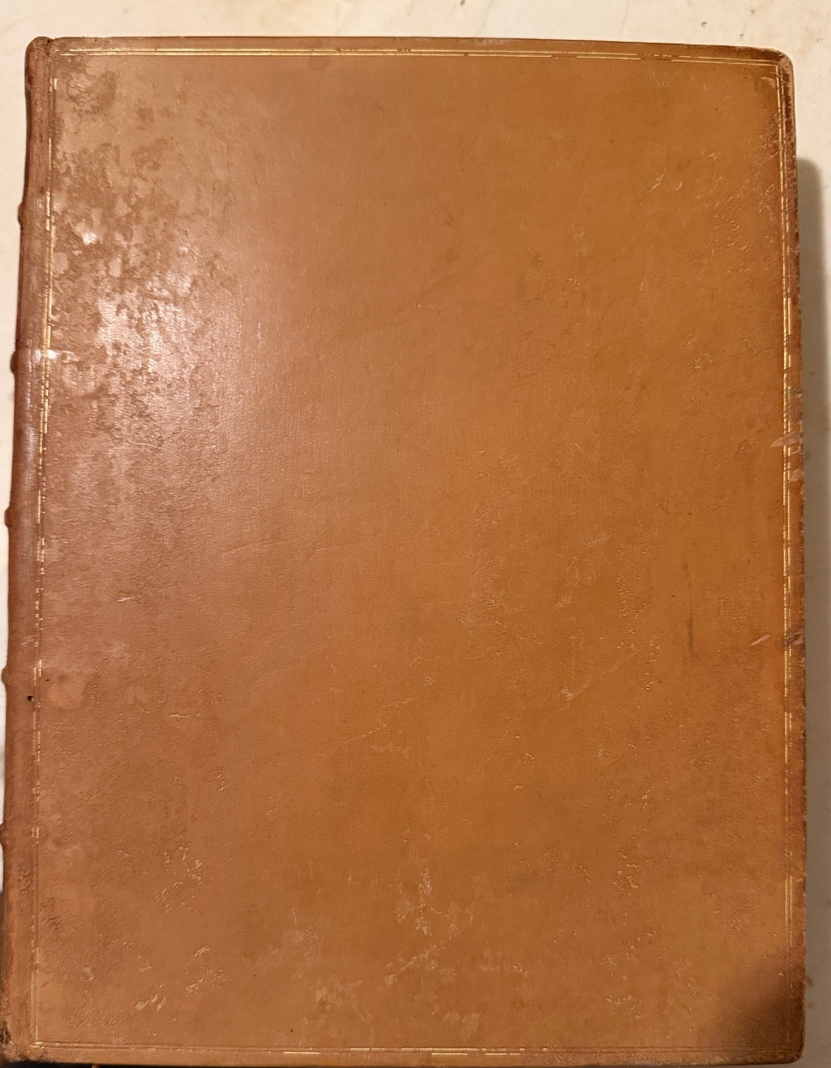 Vol In 4 en  veau blond de 1775 "Anacréon , Sapho , Bion et Moschus" suivie de la Veillée &cc..-photo-2