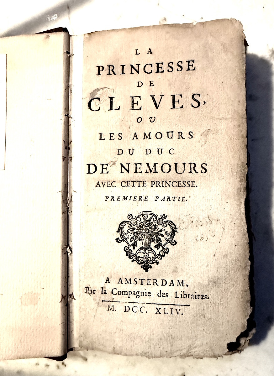  "the Princess Of Clèves," Or The Love Affair Of The Duke Of Nemours With This Princess, By Madame De La Fayette-photo-3
