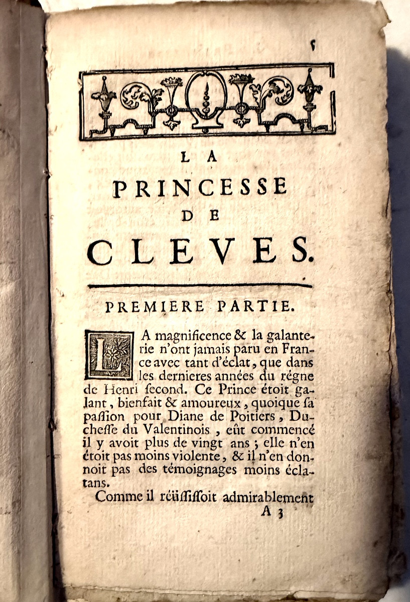  "the Princess Of Clèves," Or The Love Affair Of The Duke Of Nemours With This Princess, By Madame De La Fayette-photo-3
