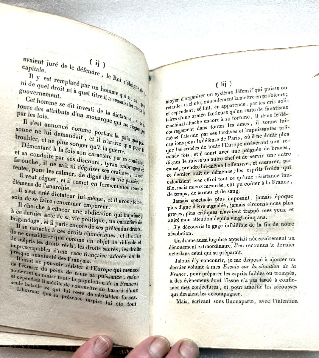 "the Theory Of The Factious," A Precious Book: Library Of Louis XVIII, 1815, Paris, Political Criticism.-photo-5