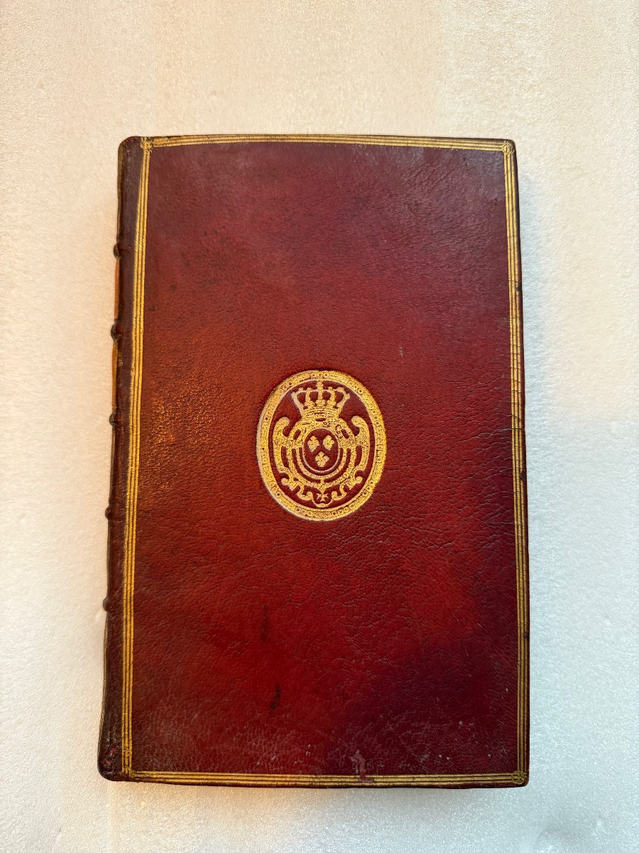  Arms Of Louis XVI In Octavo Red Morocco "the Ornamental Gardens", A Book From His Library-photo-4