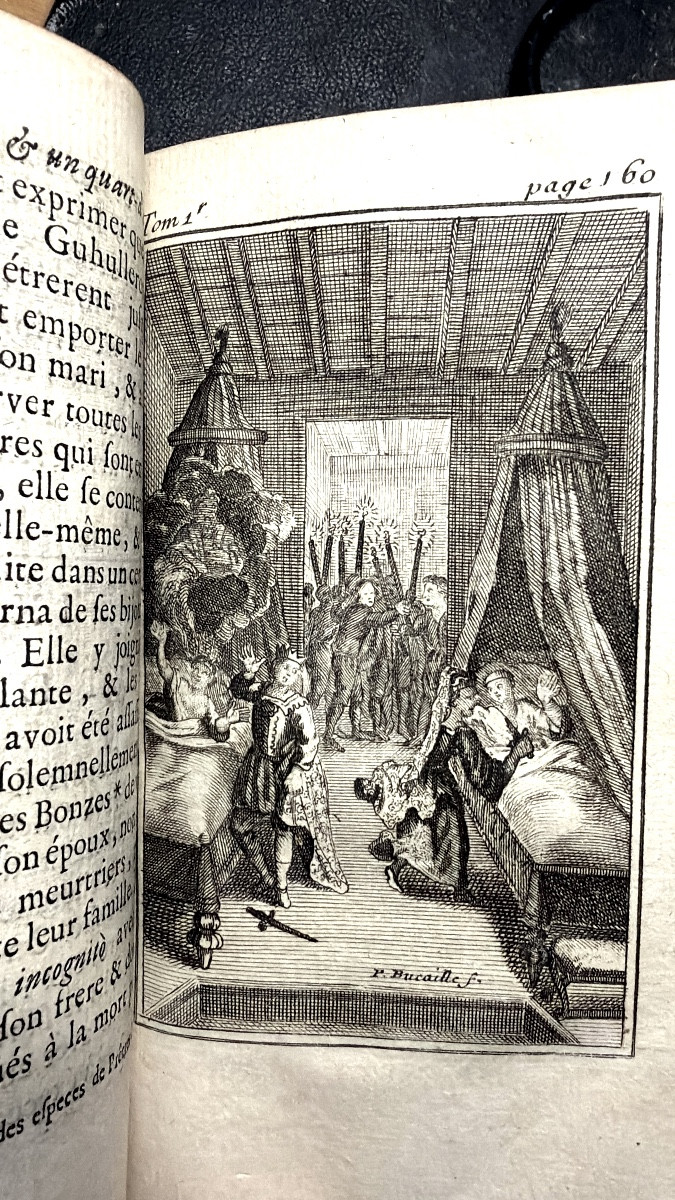 "Les Mille et Un Quart-d'Heure" , Contes Tartares . 3 Vol. In 12 . Paris 1730. Edition illustré-photo-3