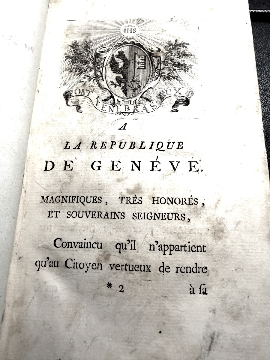 Discourse On The Origin And Foundations Of The Inequality Of Men. By Jj Rousseau 1755 .. -photo-1