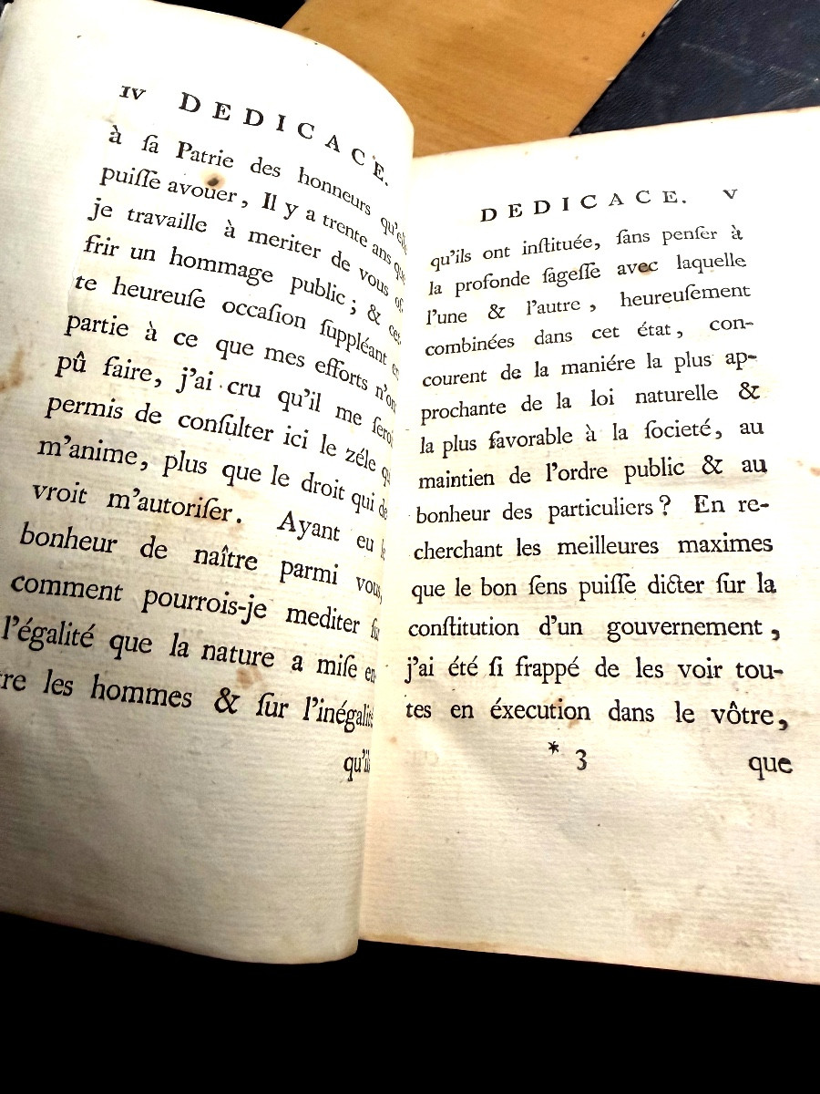 Discourse On The Origin And Foundations Of The Inequality Of Men. By Jj Rousseau 1755 .. -photo-2