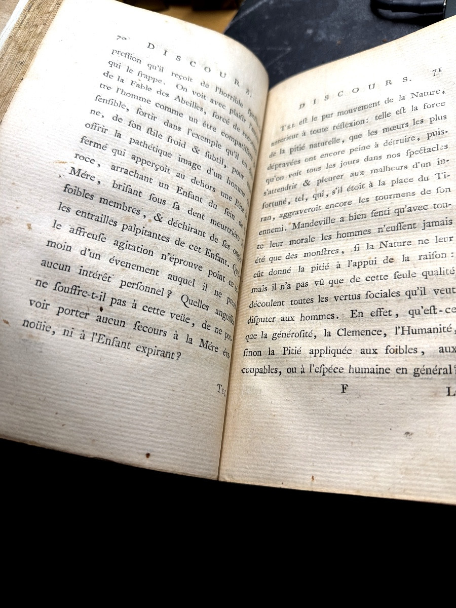Discourse On The Origin And Foundations Of The Inequality Of Men. By Jj Rousseau 1755 .. -photo-8