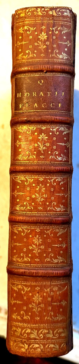 "quinti Horatii Flacci Opera" Very Beautiful Work 1 V In 8 Illustrated On Large Londini Paper 1749