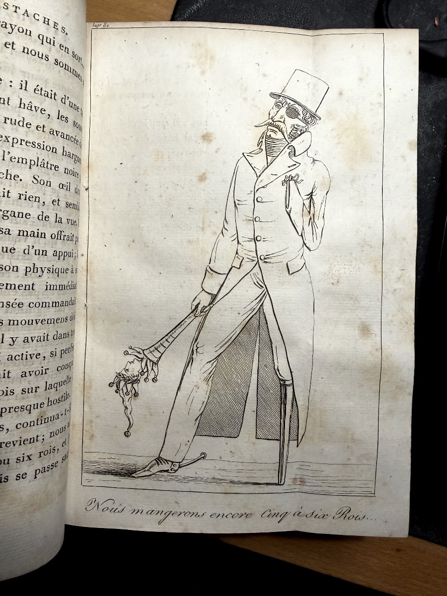 "Les Folies du Siècle ", Roman Philosophique .Par: M. De Lourdoueix , 3ème Edit. Illustrée 1818-photo-2