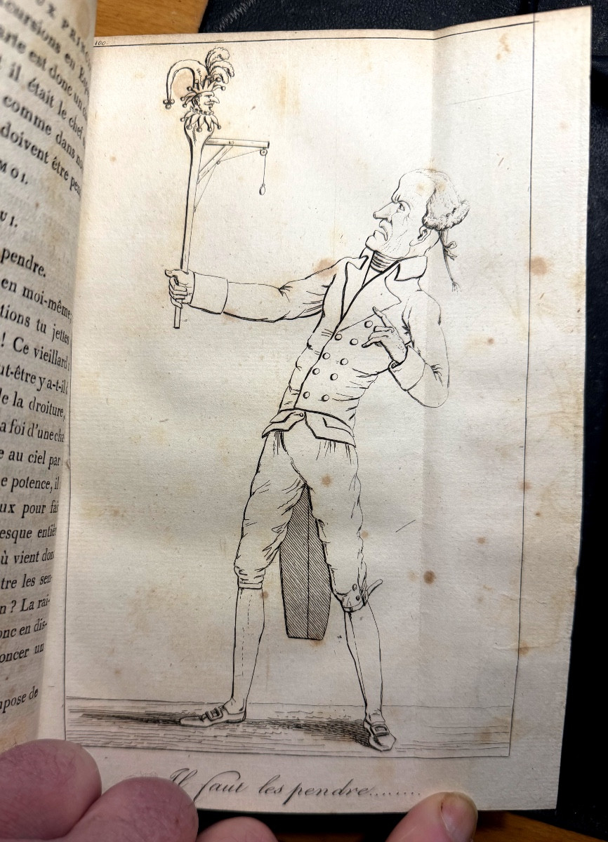 "Les Folies du Siècle ", Roman Philosophique .Par: M. De Lourdoueix , 3ème Edit. Illustrée 1818-photo-3