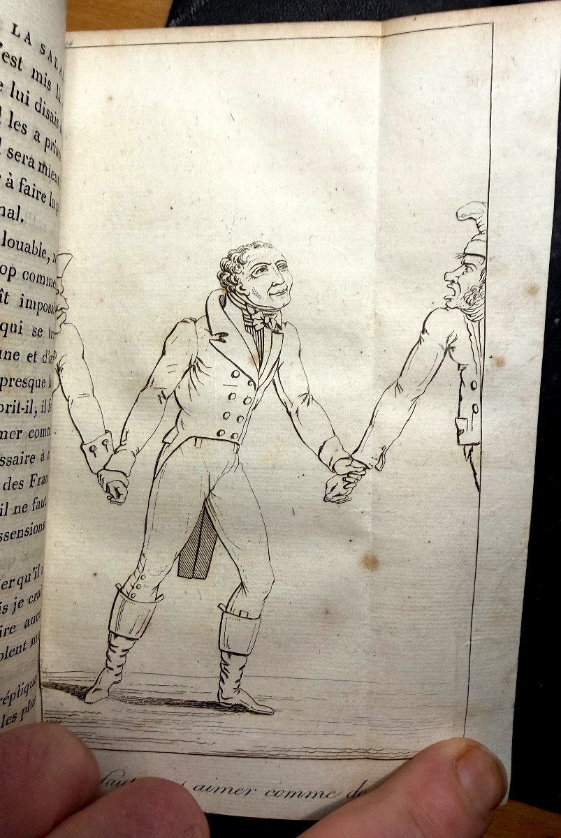 "Les Folies du Siècle ", Roman Philosophique .Par: M. De Lourdoueix , 3ème Edit. Illustrée 1818-photo-4