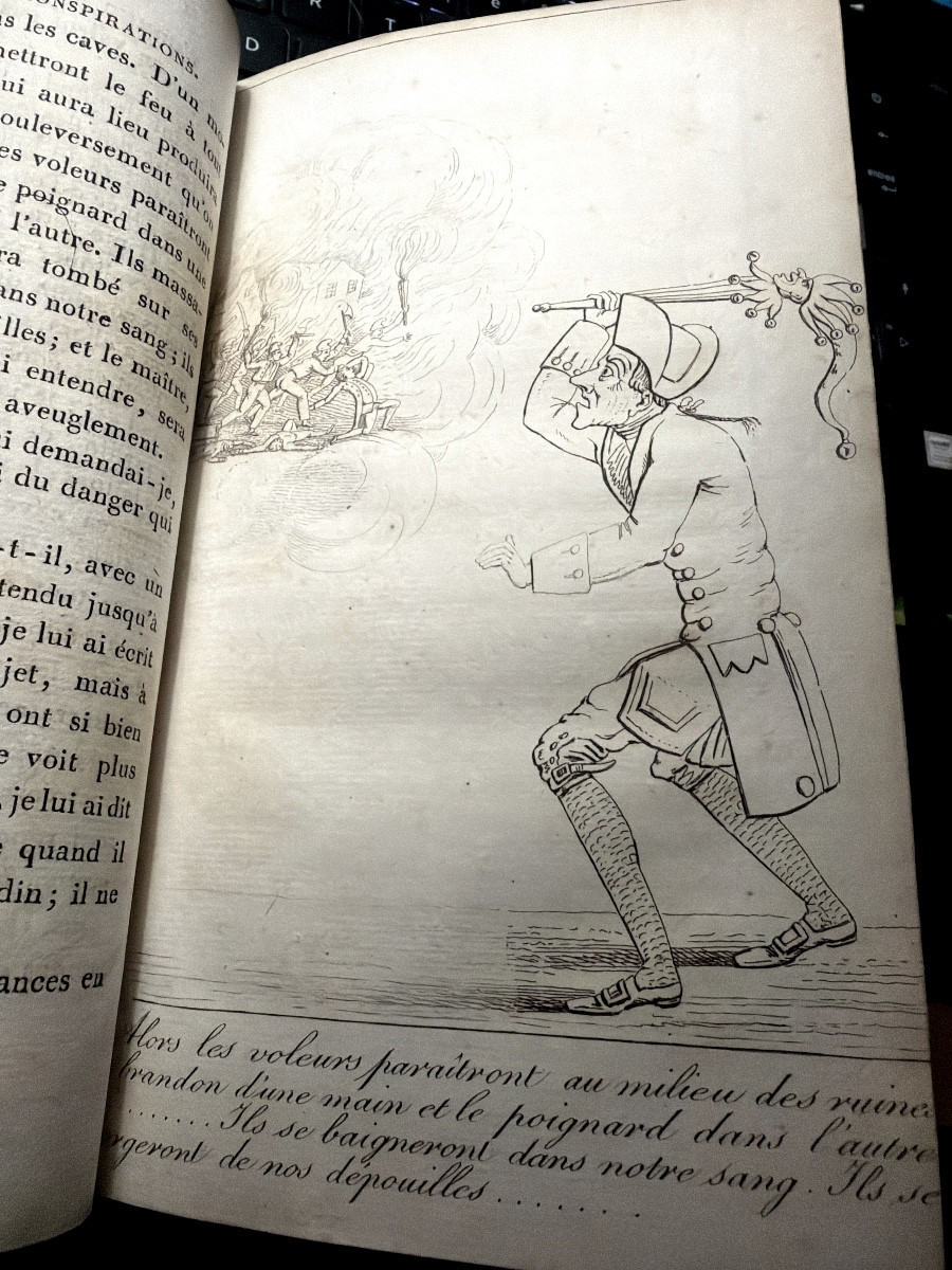 "Les Folies du Siècle ", Roman Philosophique .Par: M. De Lourdoueix , 3ème Edit. Illustrée 1818-photo-7