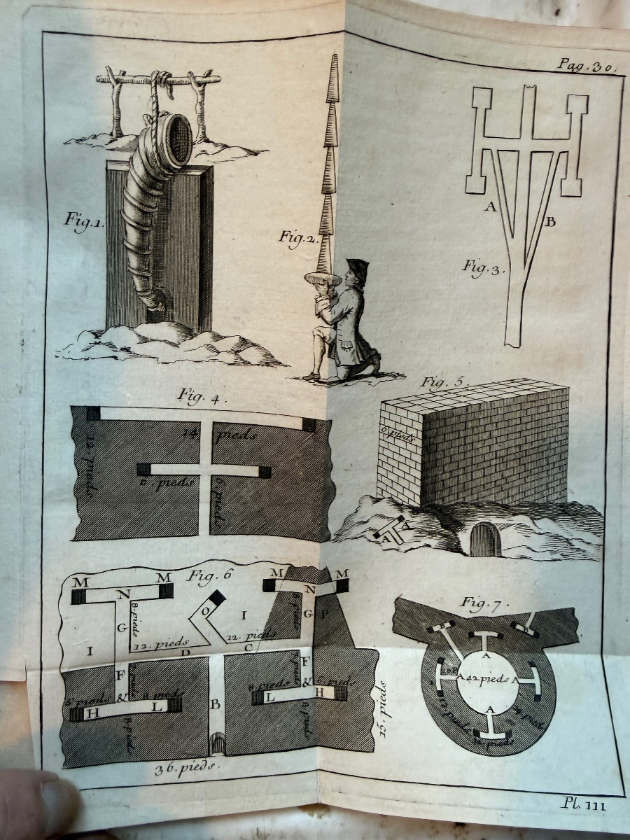 On The Attack And Defense Of Fortresses By Marshal Vauban, Vol. 1, Octavo, Ill. 1743-photo-3