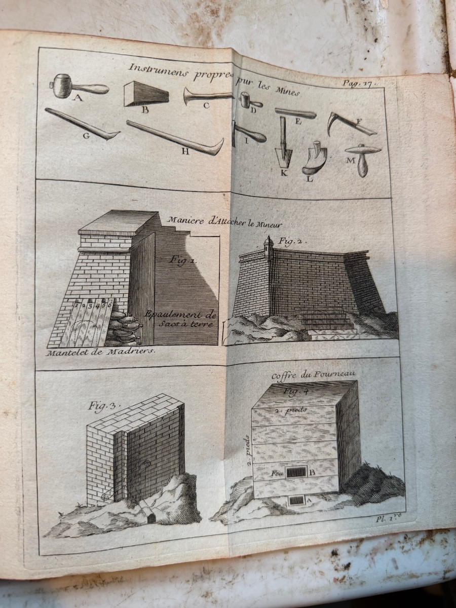 On The Attack And Defense Of Fortresses By Marshal Vauban, Vol. 1, Octavo, Ill. 1743-photo-1