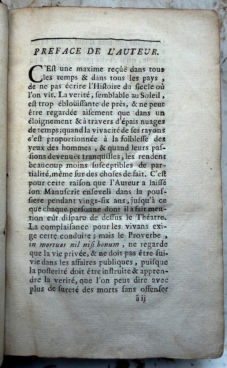 A Fine Octavo Copy From 1729: "abridged History Of England," Translated From The English By Mr. Higgons-photo-1