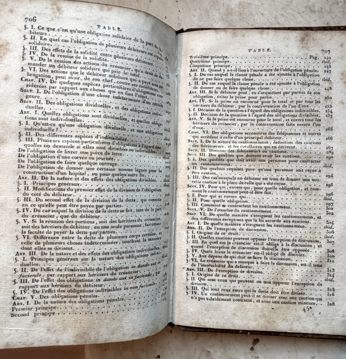  Works Of Pothier; 1 Vol In 8 Of 1818 / New Edition Of The Treatise On Obligations, Beautiful Exp.-photo-7