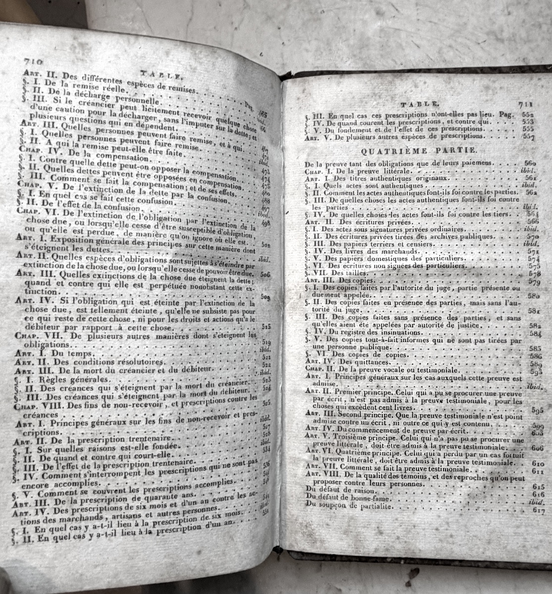  Works Of Pothier; 1 Vol In 8 Of 1818 / New Edition Of The Treatise On Obligations, Beautiful Exp.-photo-8