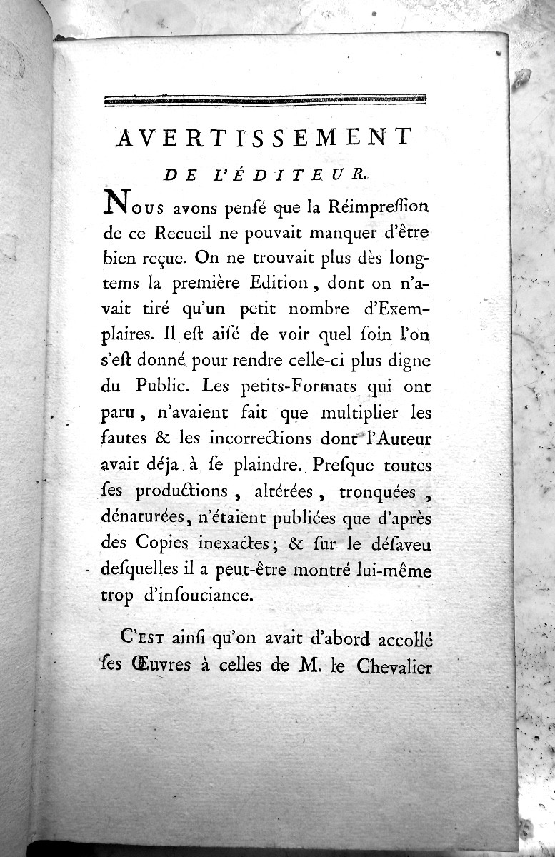 Works Of The "marquis De Villette" 1788 Vol. 8vo, The Finest Edition Where Aerostation Is Discussed-photo-1