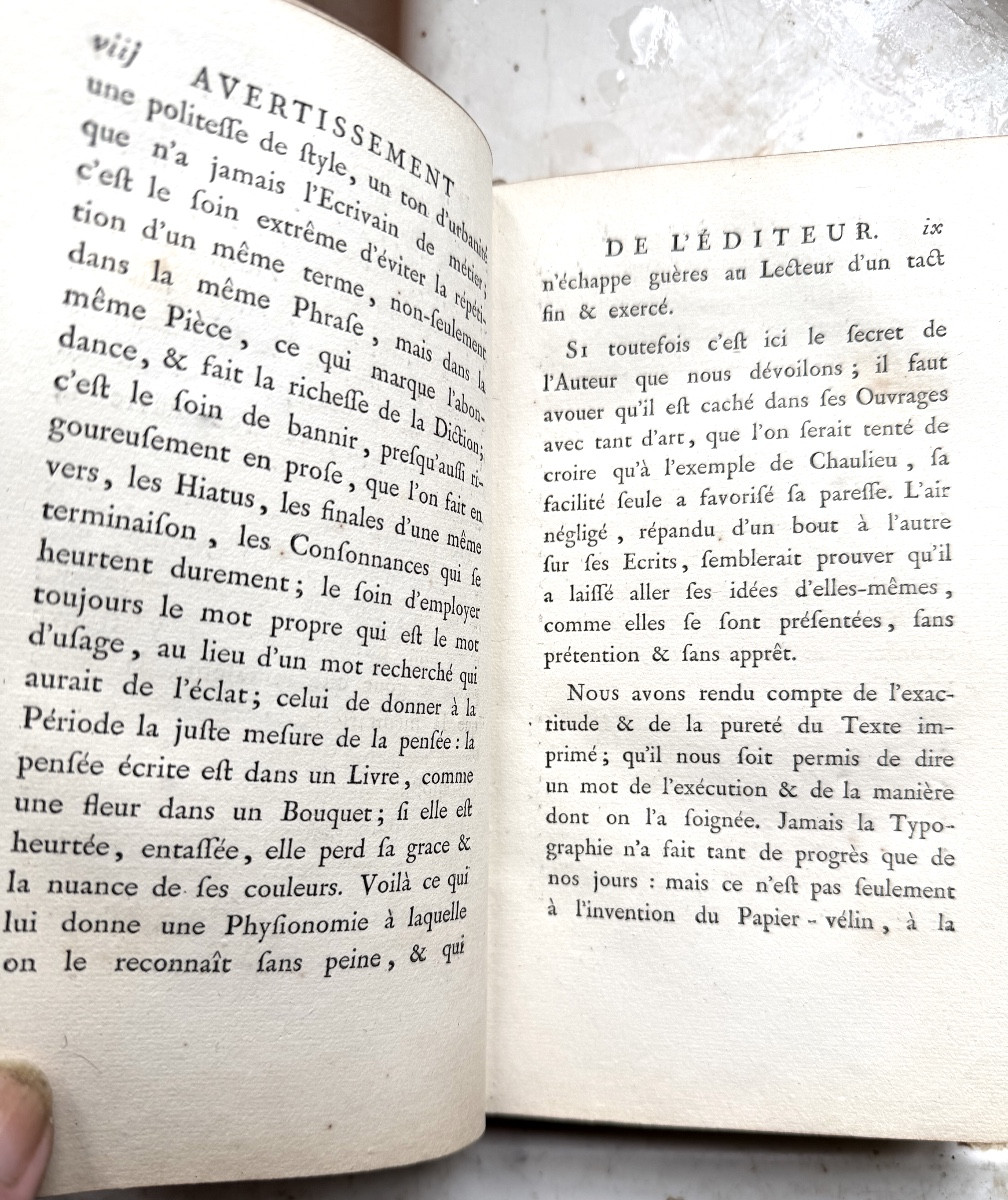 Works Of The "marquis De Villette" 1788 Vol. 8vo, The Finest Edition Where Aerostation Is Discussed-photo-3