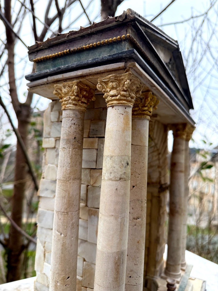 Masterpiece By A 19th-century Marble And Stonemason: Neoclassical Town Fountain With A Swan-photo-3