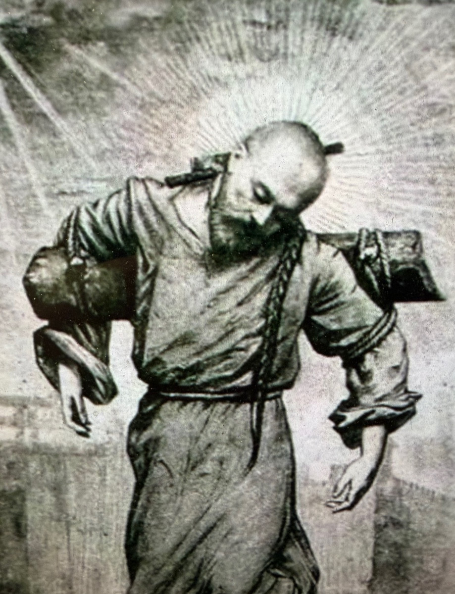 Large Terracotta Figurine Of The Martyred Monk Jean-gabriel, A Lazarist Who Went To Speak To The Chinese About Jesus. -photo-2