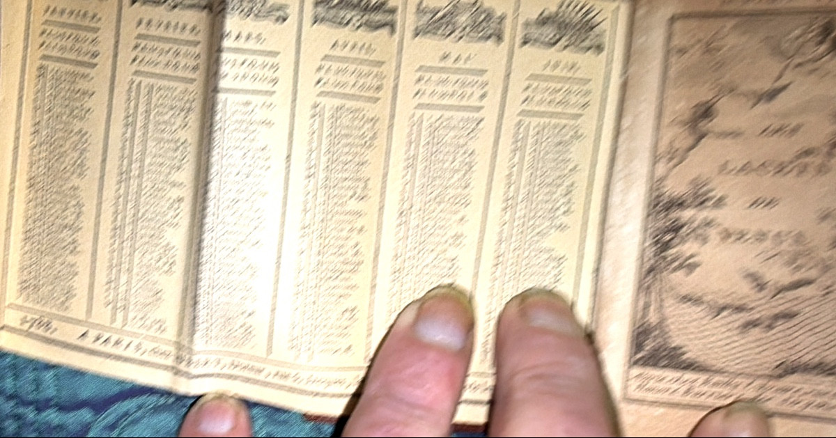 Charmant petit Almanach en maroquin rouge de 1788: "Les Lacets de Vénus", (figures de chapeaux)-photo-1