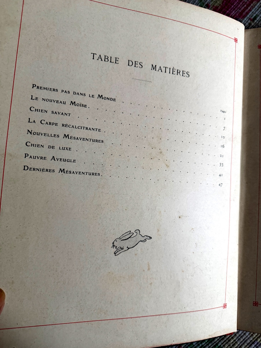 Edition Originale" Les Mésaventures d'un Chien" par Benjamin Rabier , Ed. Jules Tallandier 1907-photo-4