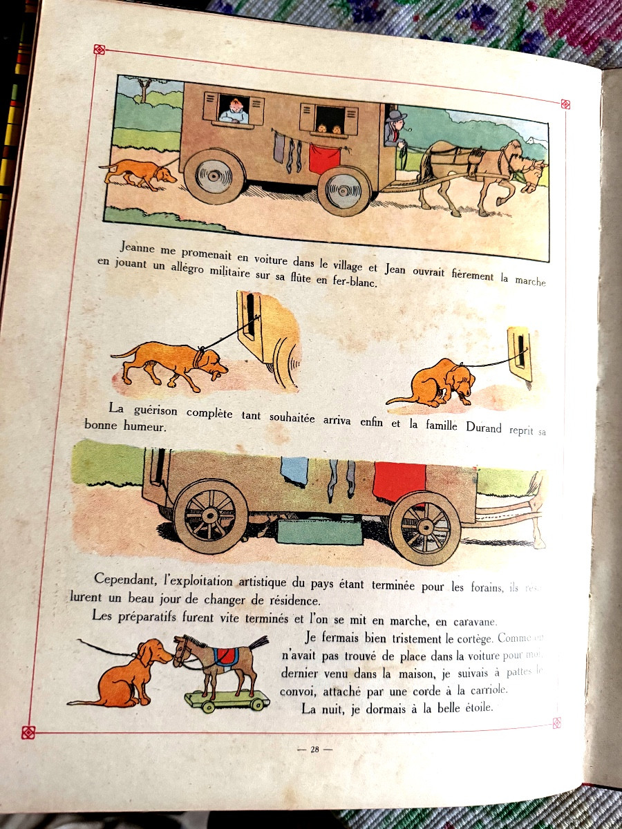Edition Originale" Les Mésaventures d'un Chien" par Benjamin Rabier , Ed. Jules Tallandier 1907-photo-8