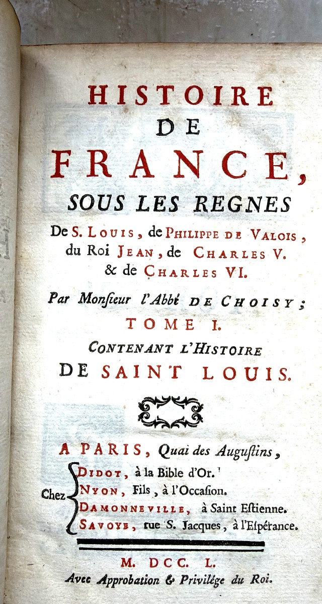  History Of France Under The Reigns Of Saint Louis, Philibert Of Valois, King John, Charles V, Etc.-photo-4