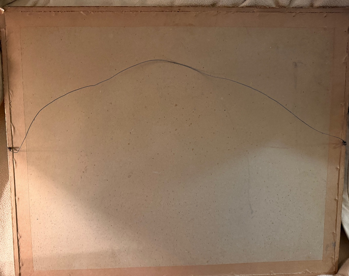 Grande carte colorée de Provence encadrée "Parisis Anno 1593"de Petro Ioanne Bomparis , rep. 60-photo-6