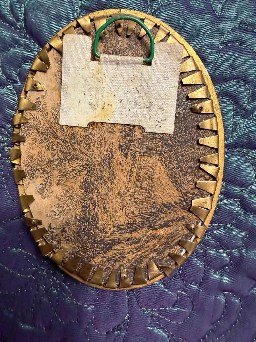  Portait  XIX ème encadré à la miniature sur Ivoire du jeune Maréchal "J.B. Klébert" 1753-1800,-photo-3