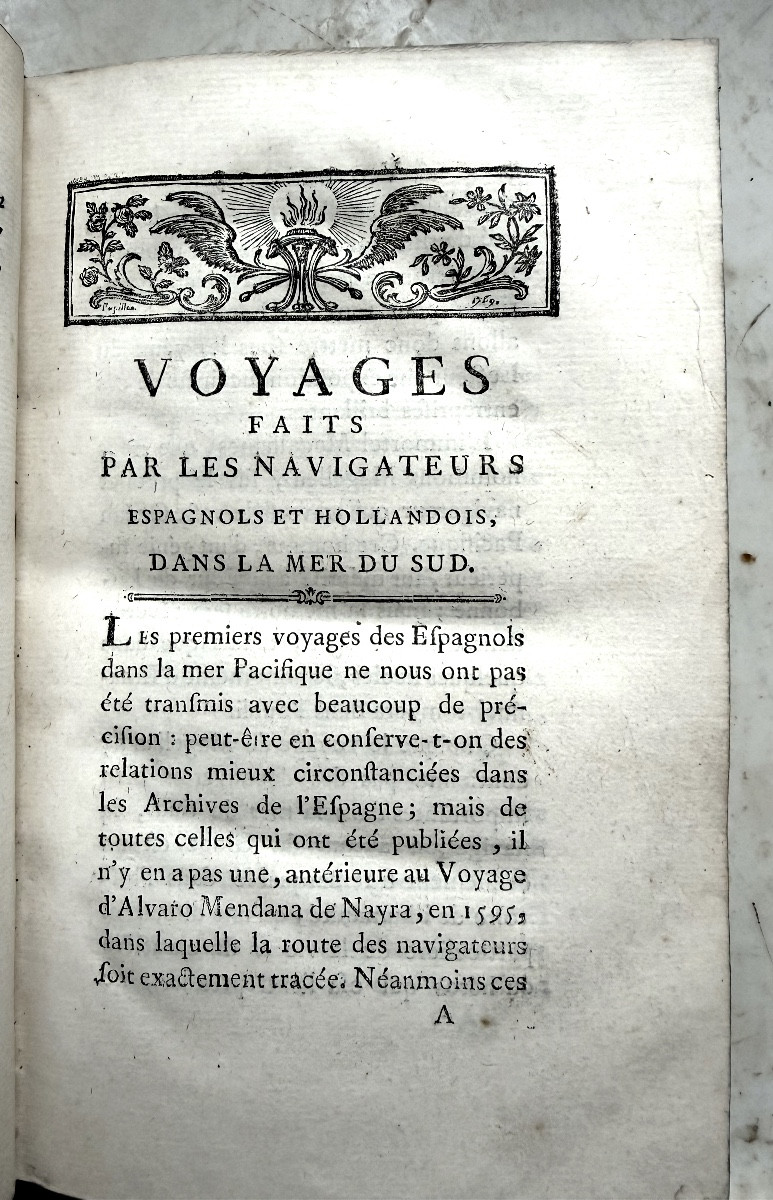  In 8: Voyage Dans La Mer Du Sud, Par Les Espagnols Et Les Hollandais, M De Fréville Raris1774.-photo-2