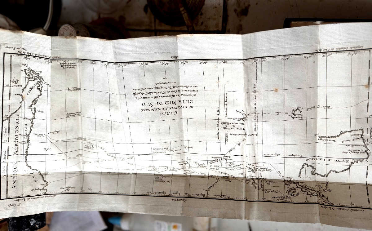  In 8: Voyage Dans La Mer Du Sud, Par Les Espagnols Et Les Hollandais, M De Fréville Raris1774.-photo-6