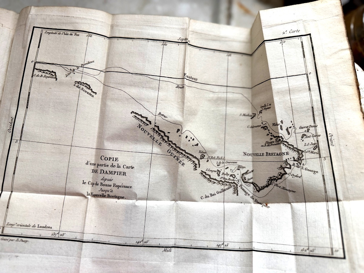  In 8: Voyage Dans La Mer Du Sud, Par Les Espagnols Et Les Hollandais, M De Fréville Raris1774.-photo-7