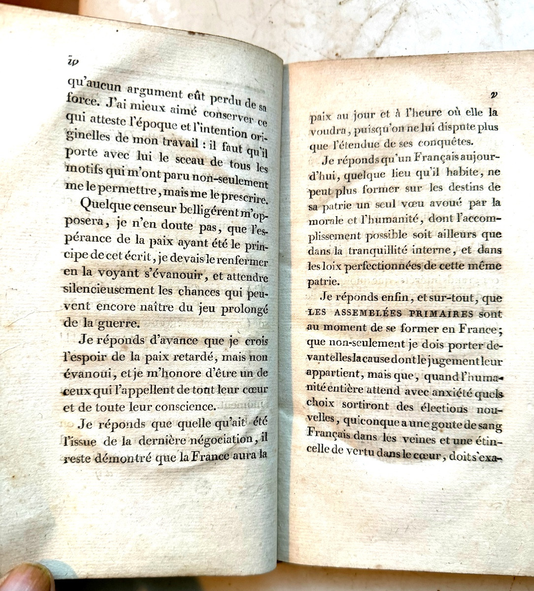 Vol. 8: "defense Of French émigrés," Addressed To The French People; 1797. Lally-tollendal-photo-2